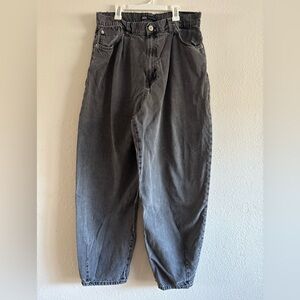 Zara Charcoal Denim Trousers